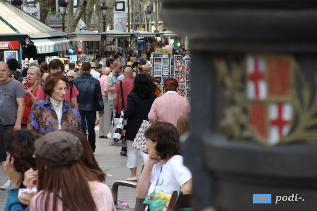 Font de Canaletes, la Rambla de Barcelona