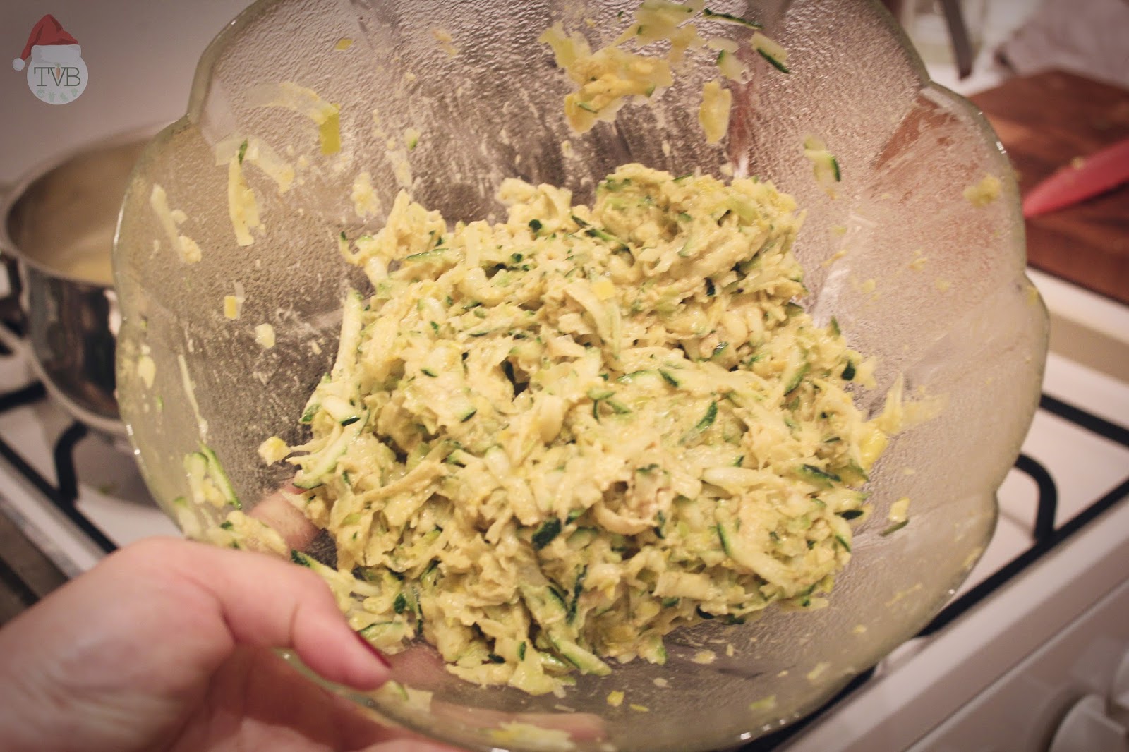 Lauch-Zucchini Laibchen mit Kartoffel Püree #vegan - Tschaakii&amp;#39;s Veggie ...