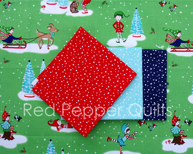 Pixie Noel by Tasha Noel for Riley Blake Designs | Red Pepper Quilts 2016