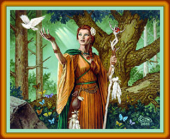 Eostre ou Ostera é a deusa da fertilidade e do renascimento na mitologia anglo-saxã,