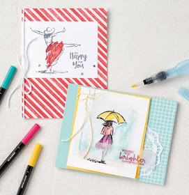 Stampin' Up! Beautiful You stamp set + Watercolor Pencils from 2017 Occasions Catalog #stampinup