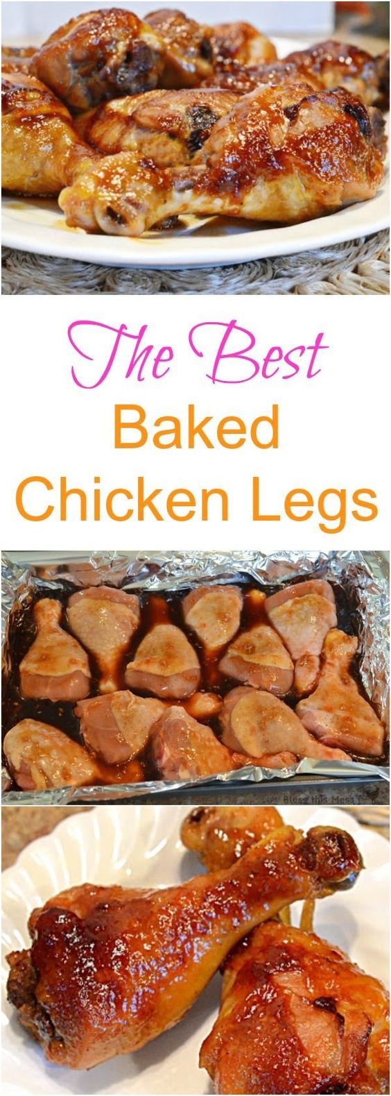 The Best Baked Chicken Legs | Angie's Recipes