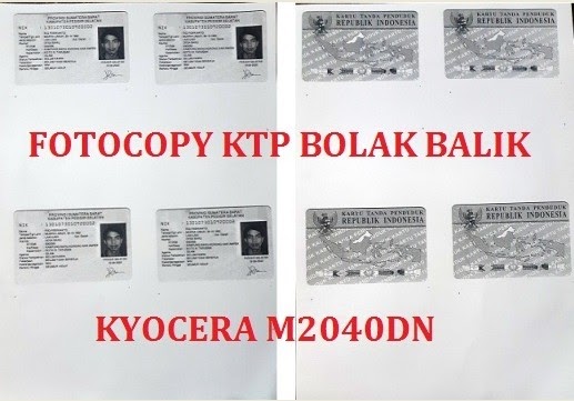 Cara Fotocopy Ktp Bolak Balik Dengan Kyocera M2040dn M2540dn Gividia
