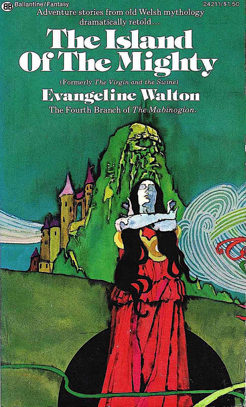 Bob Pepper illustration 1974 a Bob Pepper illustration 1974, The island of The Mighty by Evangeline Walton