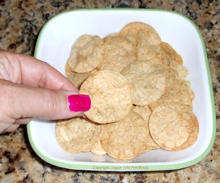 Julie Ann Brady Blog On Kashi Hummus Crisps Sea Salt & Olive Oil