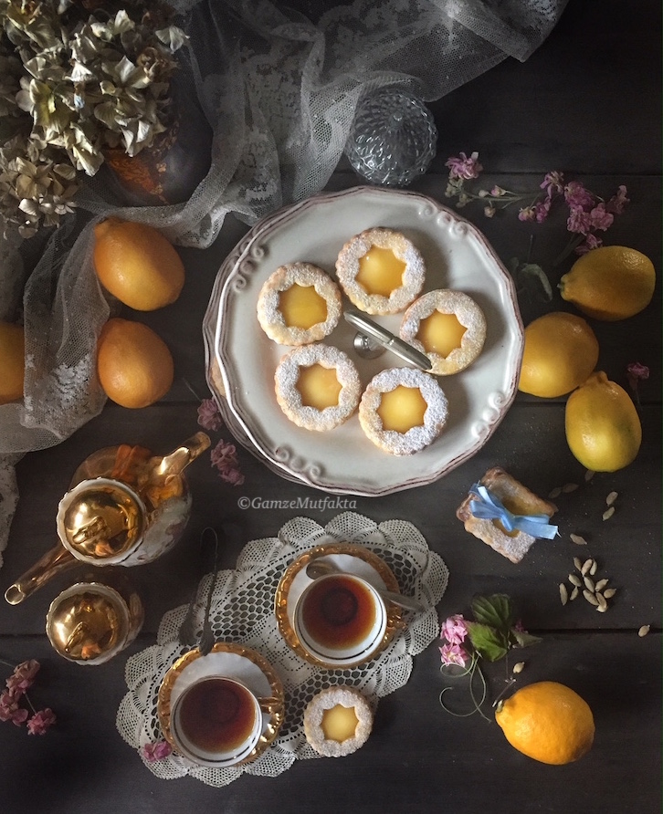 Gamze Mutfakta Limon Kreması Dolgulu Haşhaş & Limonlu Kurabiye