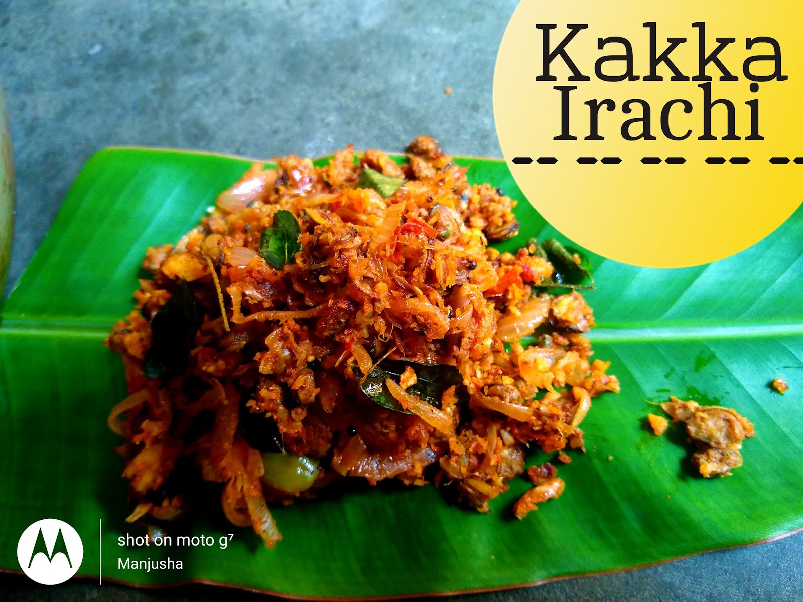 Kakka Irachi Ularthiyathu / Kerala style Clams Roast /Nadan style clam