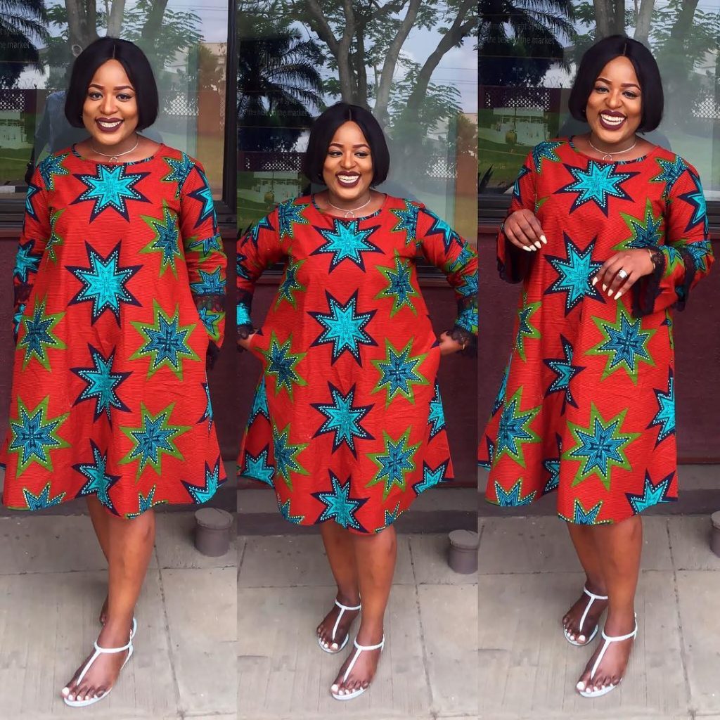 African print shift dresses for slim and plus size ladies | fashenista