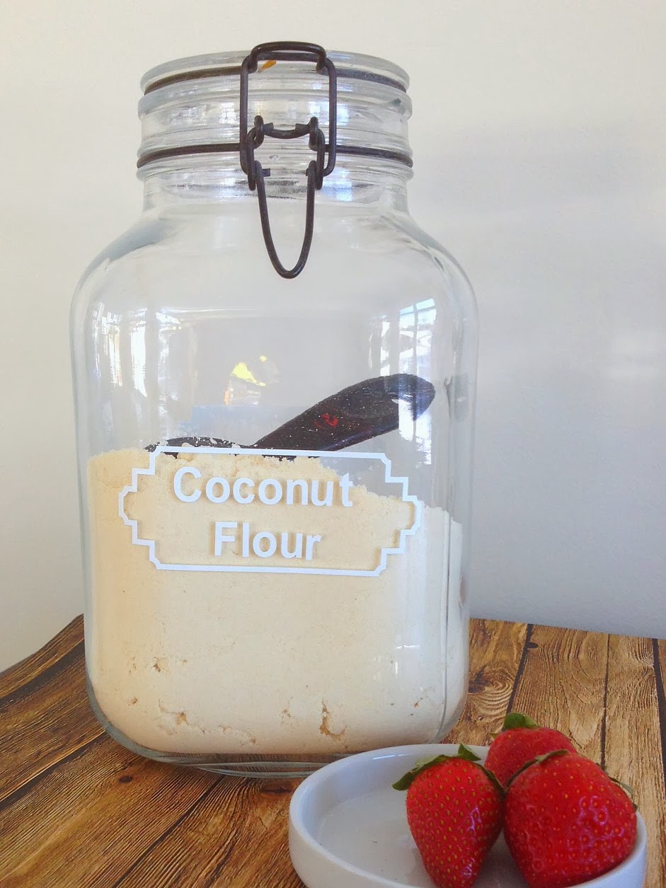 Two It Yourself Thrifted Vintage Glass Jars to Canisters with DIY Labels