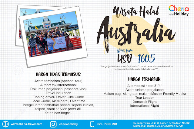 Wisata Halal Tour Australia - Cheria Halal Holiday