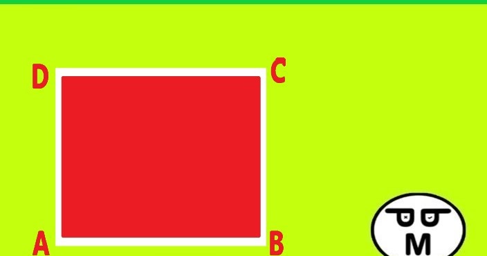 Ciri-ciri Persegi (Sifat-sifat Bangun Datar Persegi)