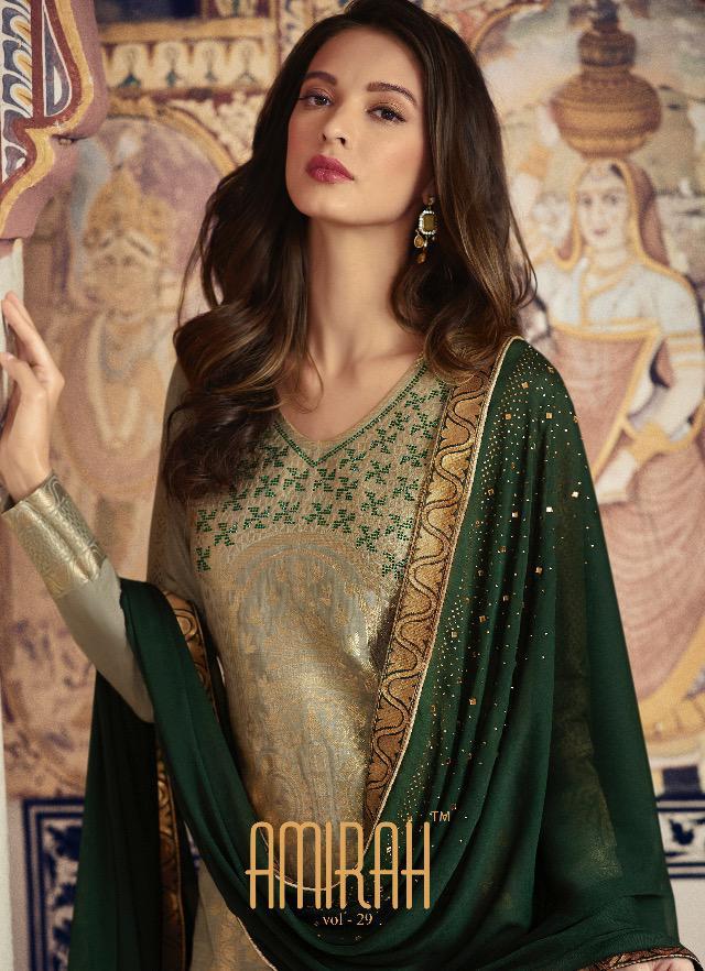 Amirah vol 29 Viscose  Jacquard Salwar Kameez In Wholesale 