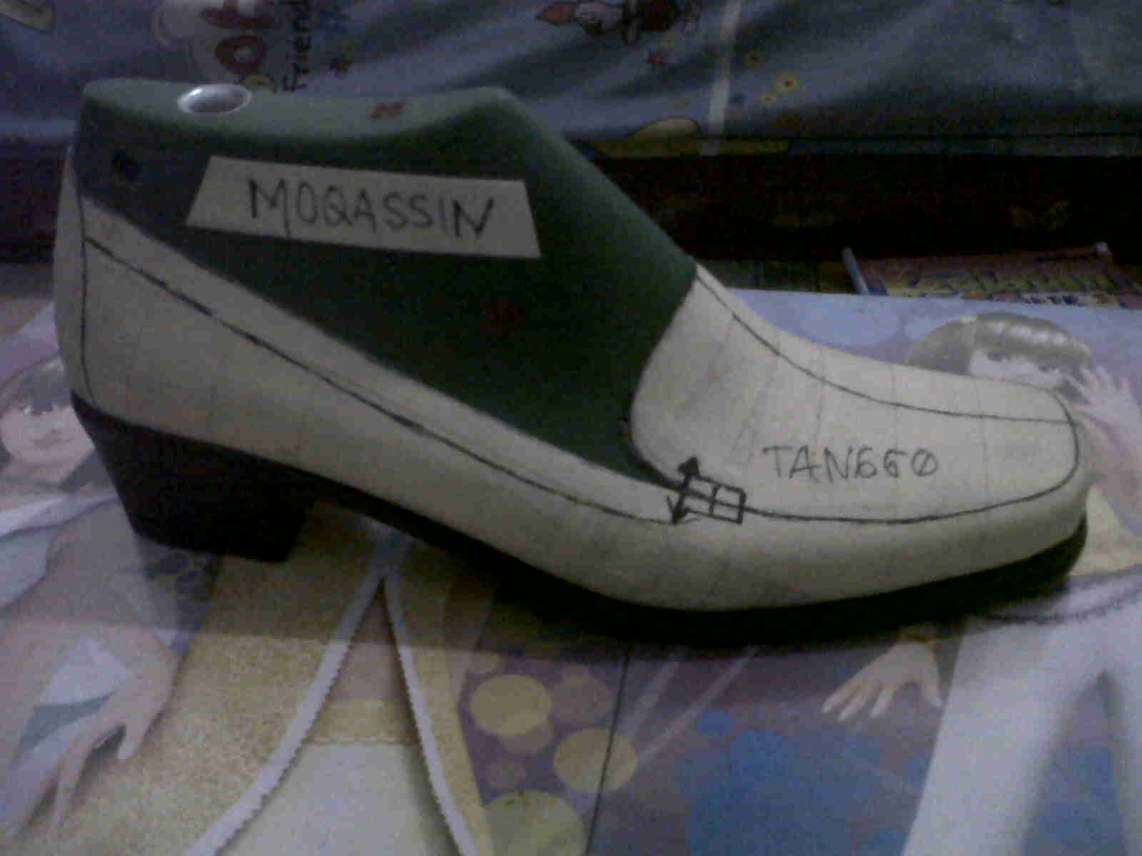 Belajar Pola Sepatu Sandal POLA MOCCASIN