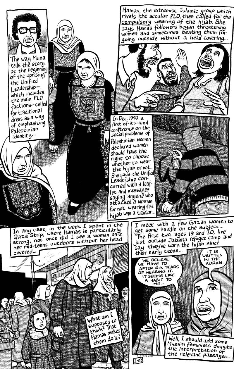 Page 138 Chapter 5 of Joe Sacco Palestine Online