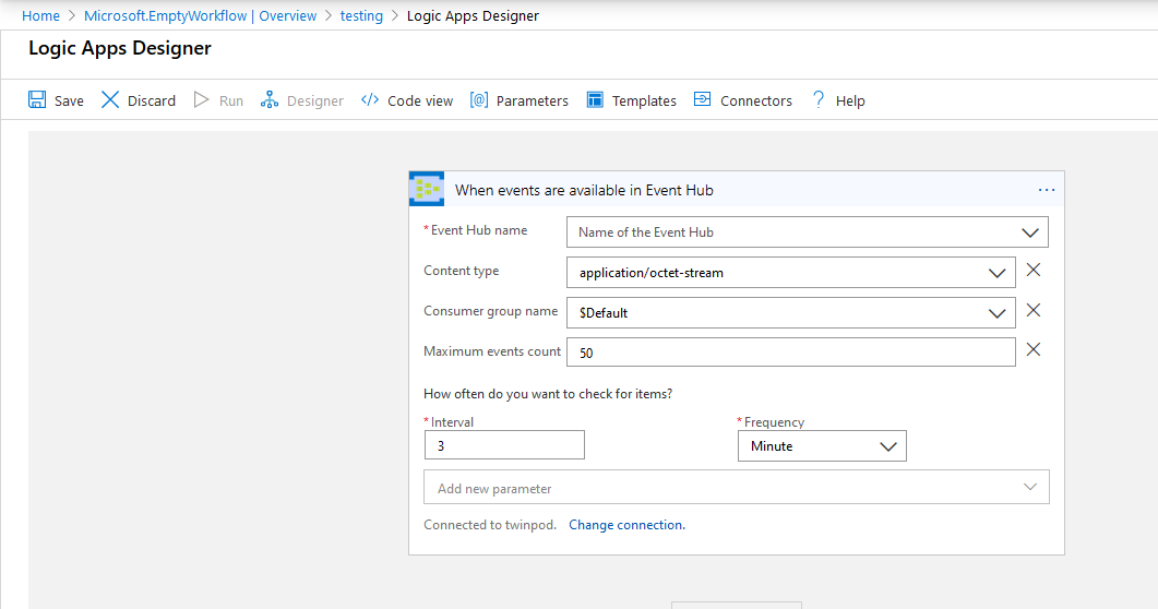 Send telemetry message to IOT hub through message routing and consume