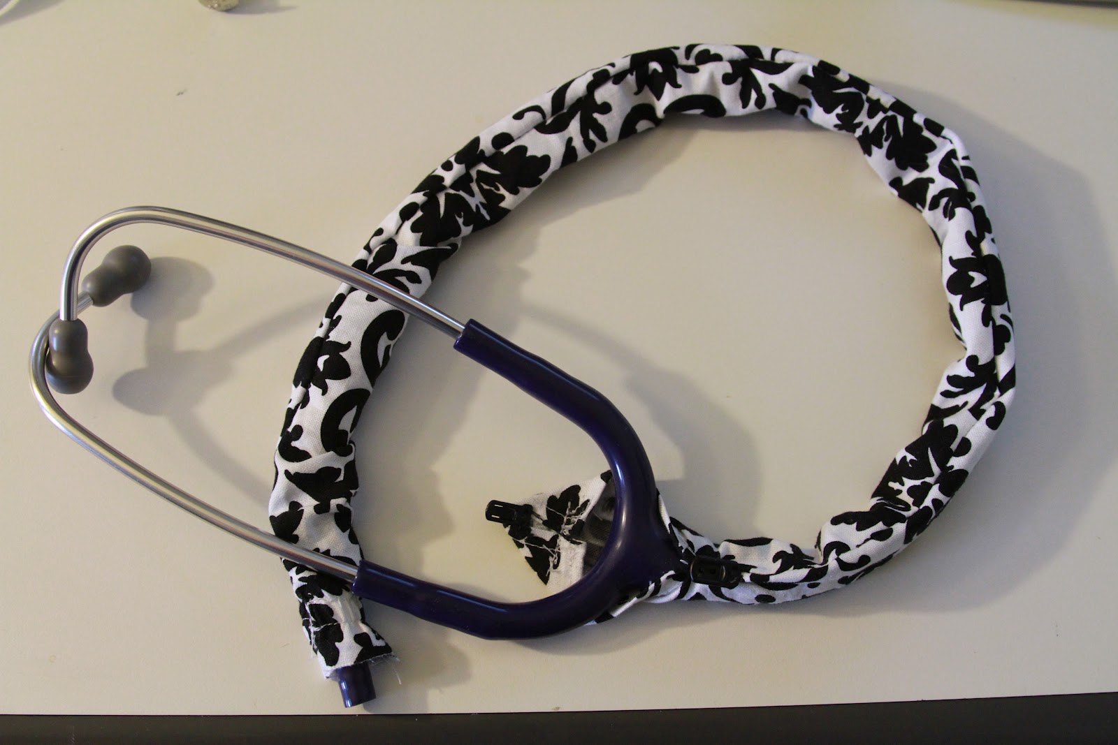 Made With Love and Imperfections Stethoscope Cover.....First Attempt )