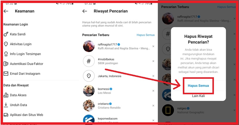 3 Cara Menghapus Riwayat Pencarian Di Instagram Permanen Kepomedia Com 3 Cara Menghapus Riwayat Pencarian Di Instagram Permanen Kepomedia Com