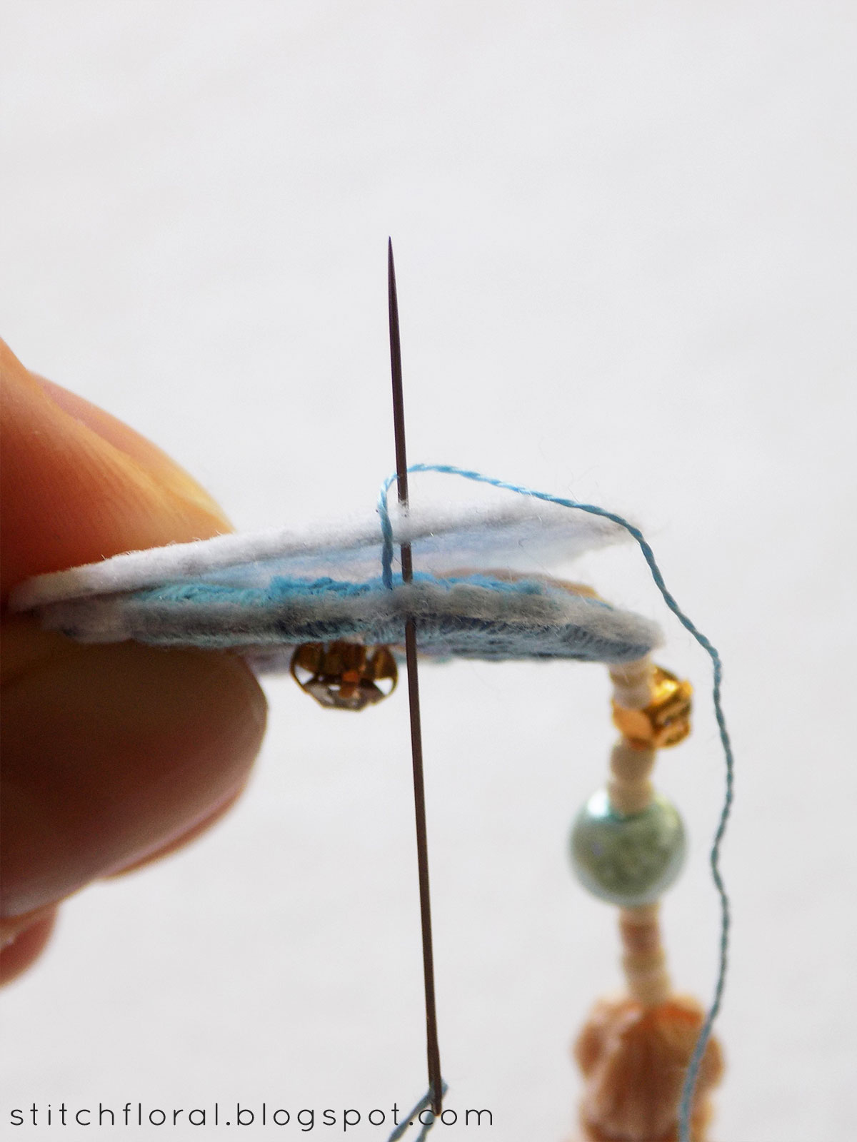 DIY Scissors fob tutorial Stitch Floral