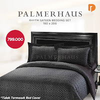 Dusdusan Palmerhaus Rhytm Sateen Bedding Set 180 X 200 cm ANDHIMIND