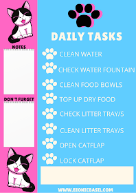 Daily Task Tick List ©BionicBasil® Example