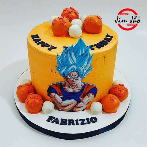 Torta Dragon Ball Goku | Pastelería JimJho
