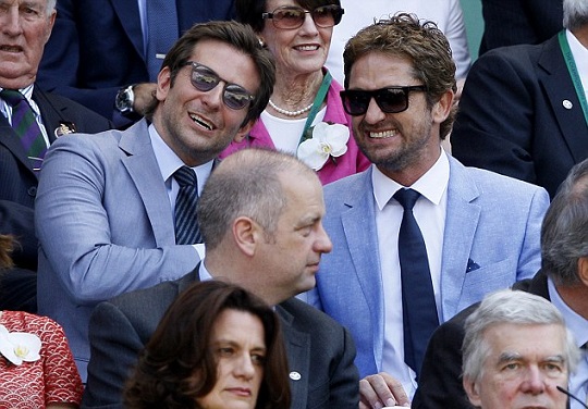 VJBrendan.com: Bradley Cooper & Gerard Butler Bromance At Wimbledon Men ...