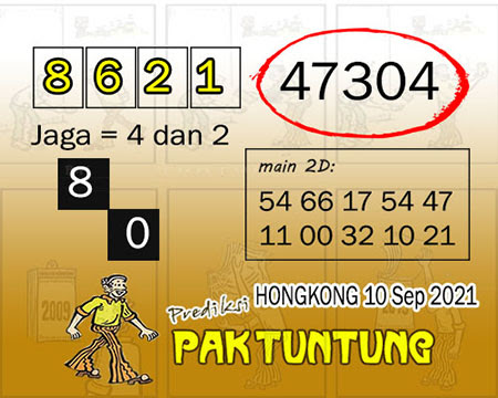 Prediksi Pak Tuntung HK Jumat 10 September 2021