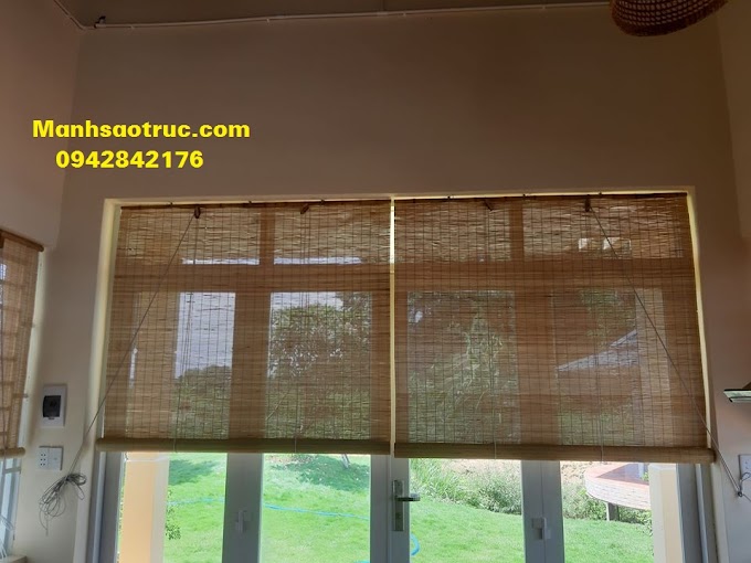 MÀNH SÁO TRE CHE NẮNG CỬA SỔ KÍNH CỰC TỐT