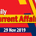 Kerala PSC Daily Malayalam Current Affairs 29 Nov 2019