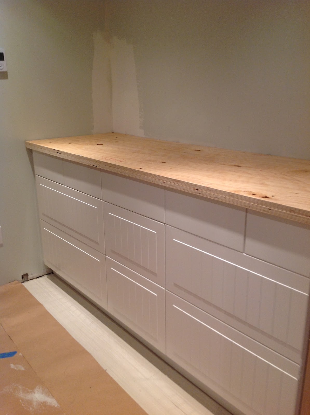 How To Support A Laundry Room Countertop Over A Washer And Dryer