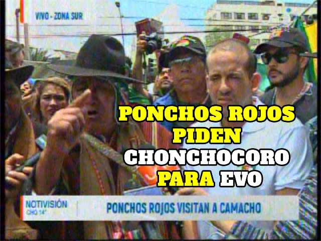 Ponchos Rojos piden cárcel de 30 años en Chonchocoro para Evo Morales