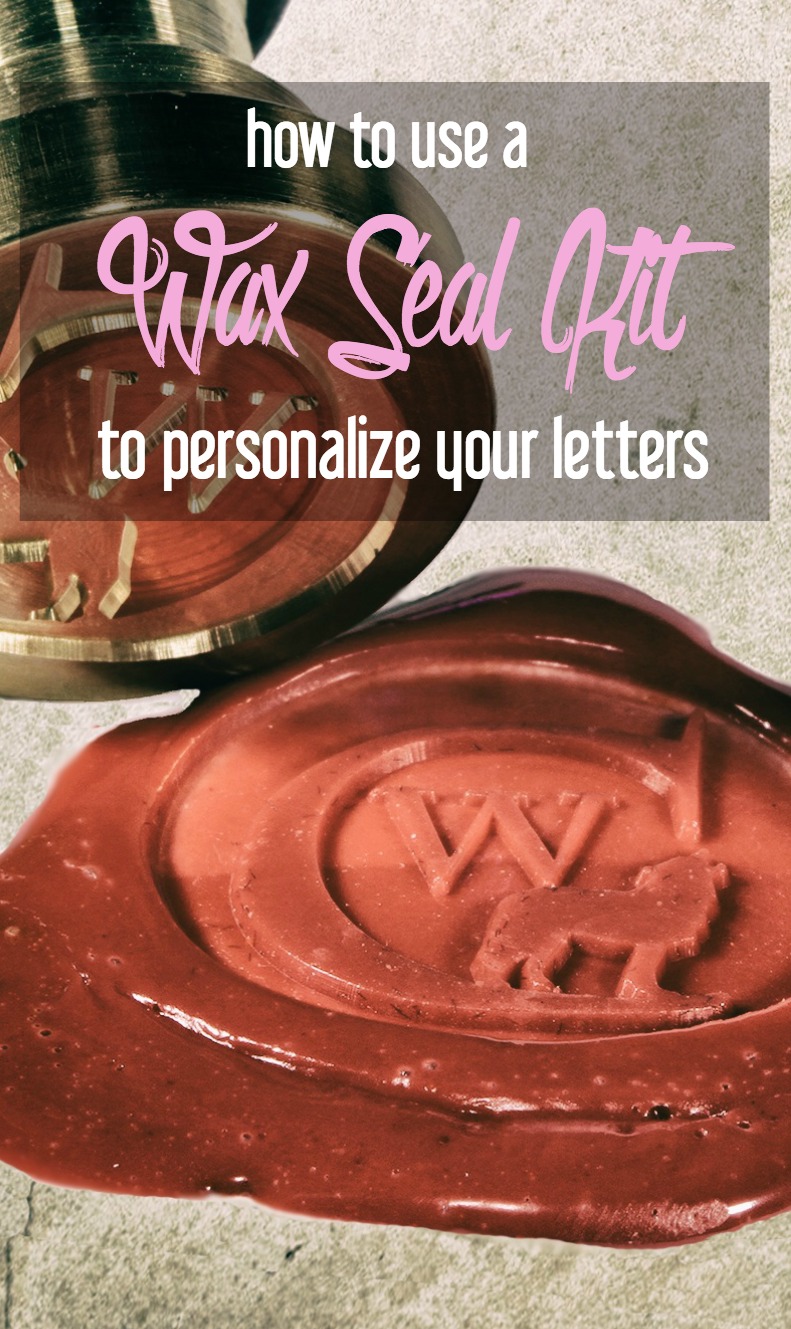 Stationery Nerd Alert How to Use a Wax Seal Kit to Personalize Your