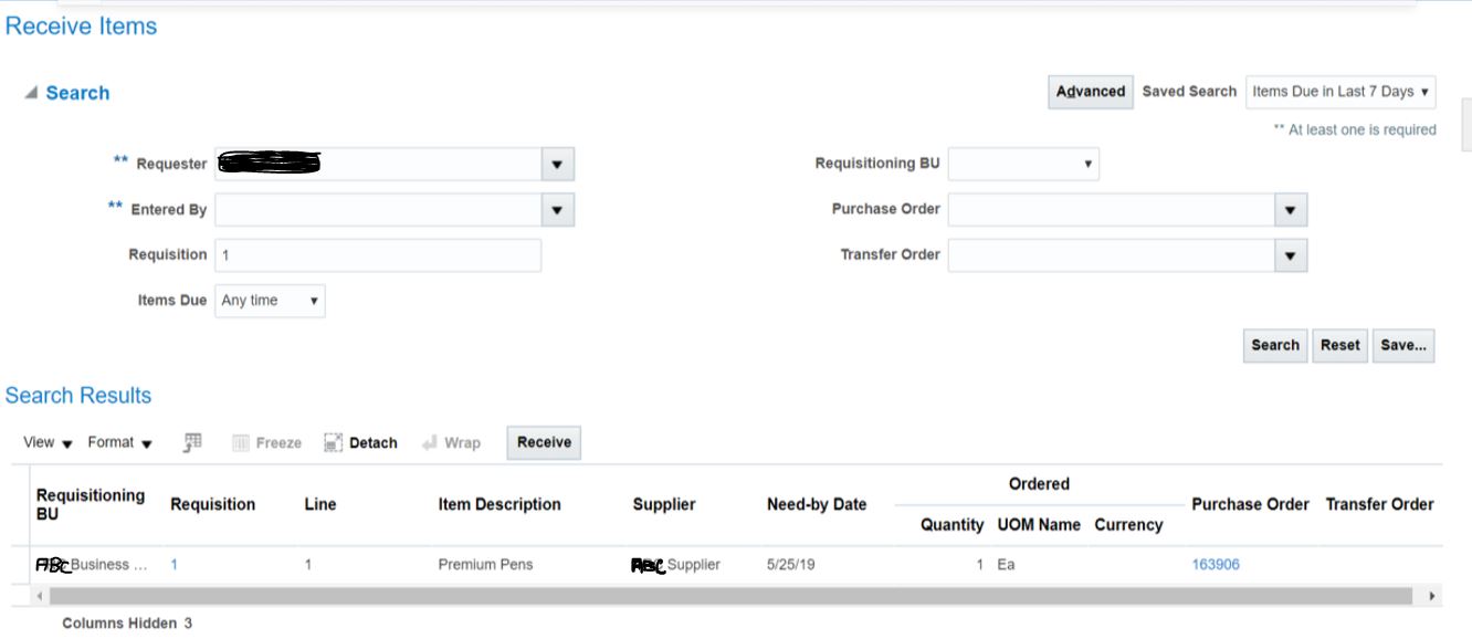 Oracle Application's Blog Lesson 20 Procure To Pay(P2P) Cycle Create PO Receipt in Oracle Fusion