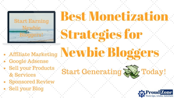 Best Monetization Strategies for Newbie Bloggers Best Monetization Strategies for Newbie Bloggers