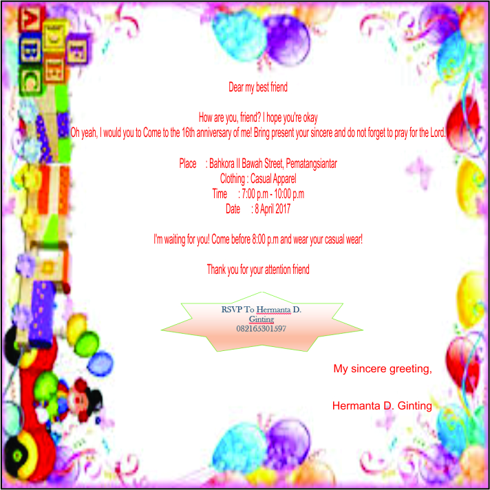 Invitation Card Definition and Examples