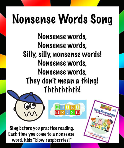 Nonsense Words. Are They Nonsense? - TeacherMood