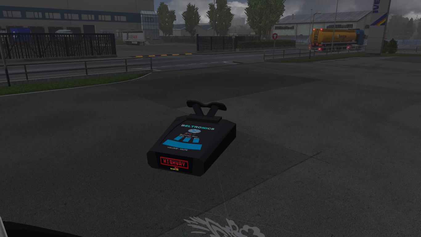 Radar detector v1.3 Euro Truck Simulator 2 Mod World
