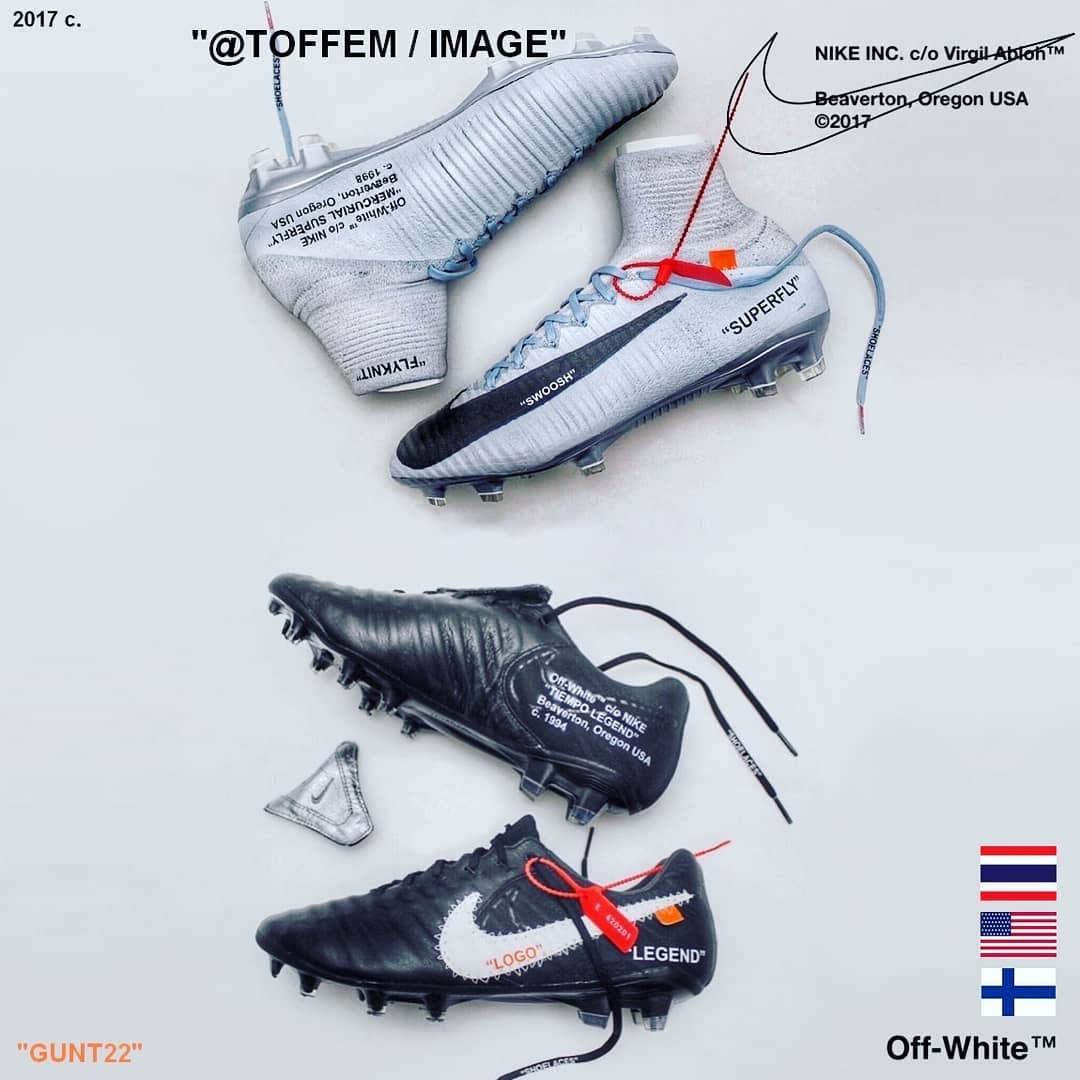 Customized Nike Cleats (Off-White Inspired)