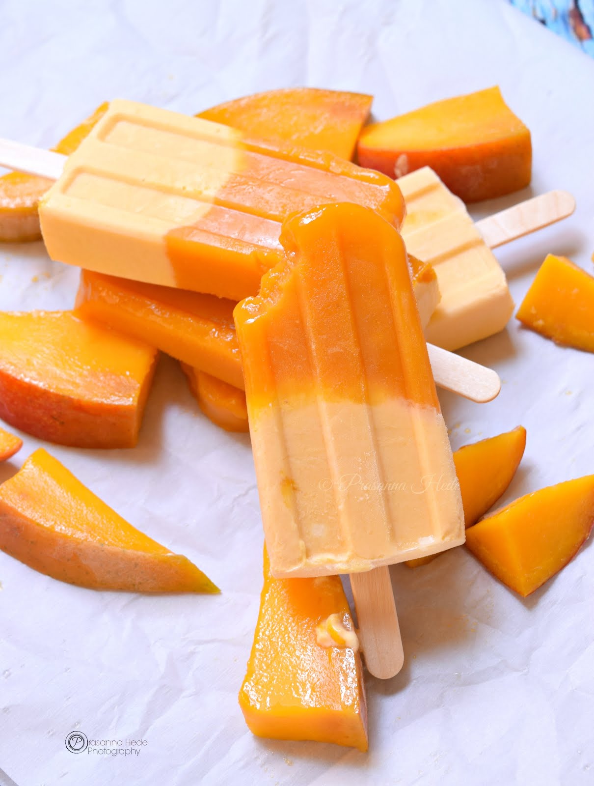 Creamy Mango Popsicle Mango Pop Mango Cream Popsicle Fruit Popsicle