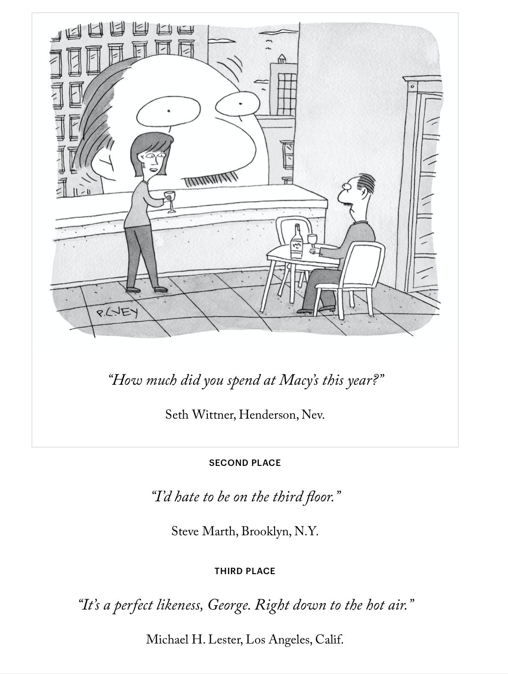 Attempted Bloggery My Entry in the New Yorker Cartoon Caption Contest #687