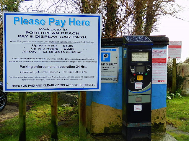 Car Park and charges at Porthpean Car Park