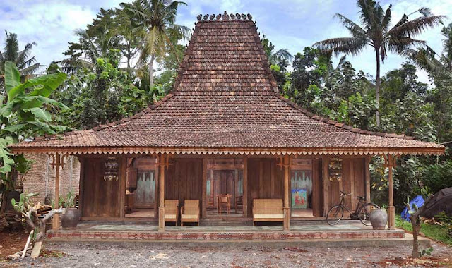 Gambar Desain Rumah Joglo kampung Jawa Timur