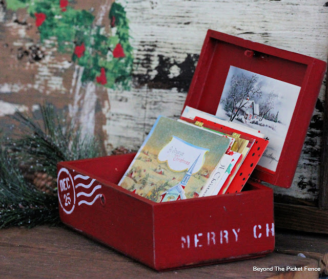 Beyond The Picket Fence 12 Days of Christmas Day 1 Christmas Card Box