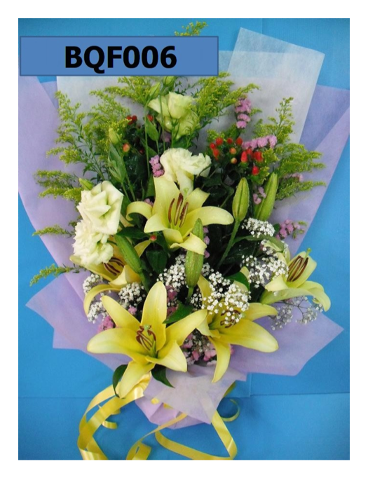Bedok Flower Shop's Online Long Lily Bouquets
