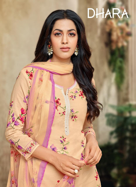 Angroop plus Dhara jam Silk Print Salwar kameez