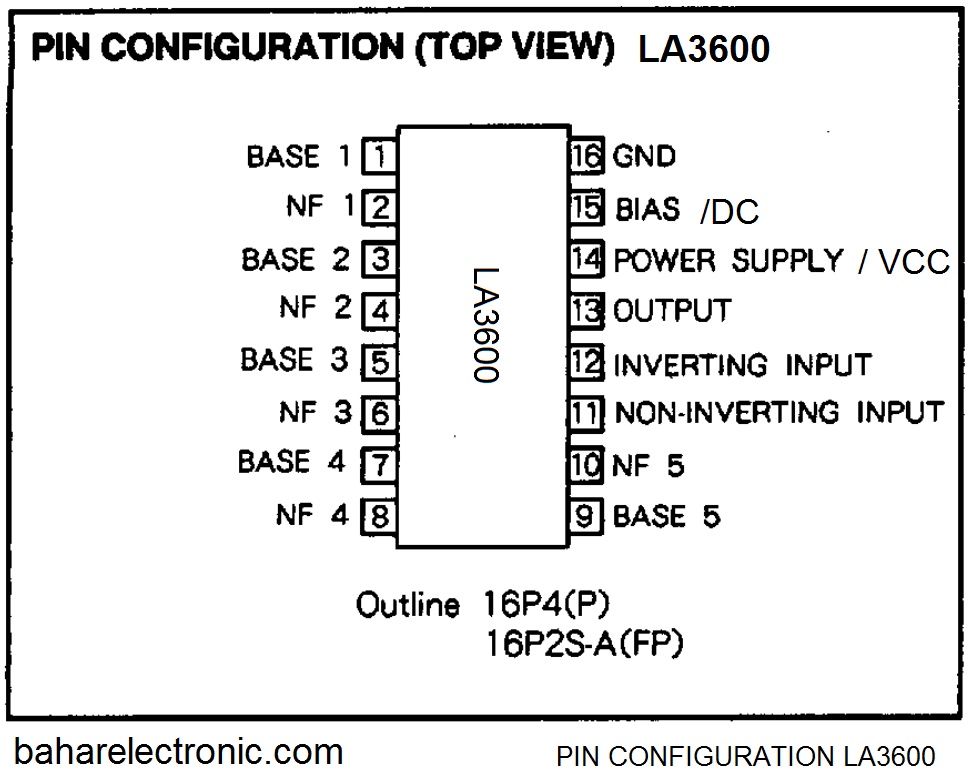 La3600 Ic Circuit Diagram