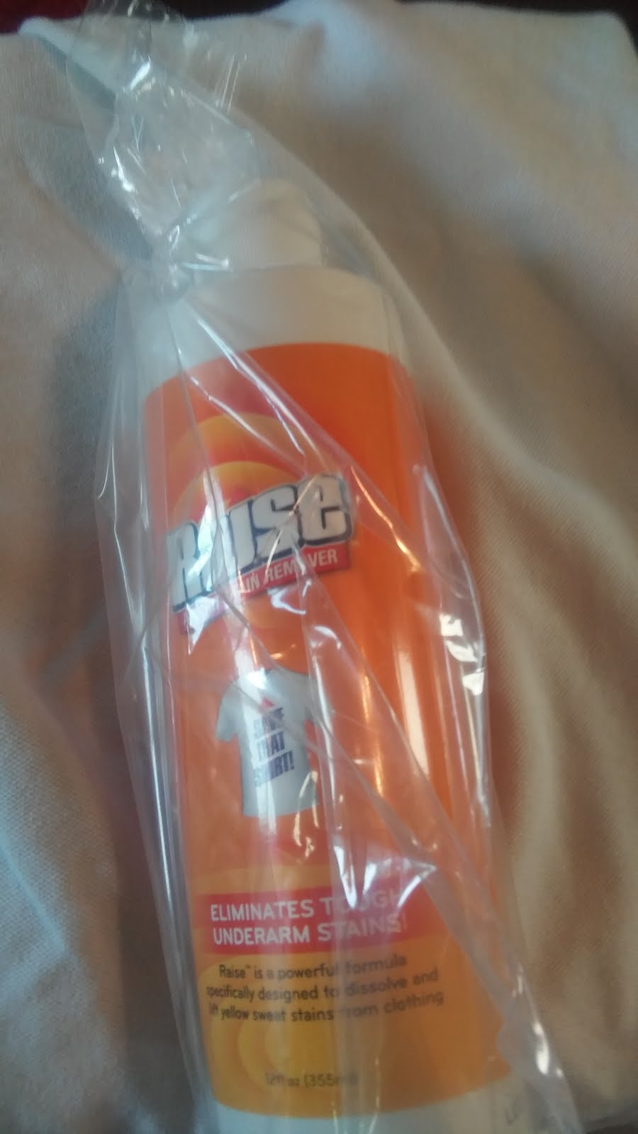 RAISE ARMPIT STAIN REMOVER for garments exposed to underarm perspiration and sweat stains