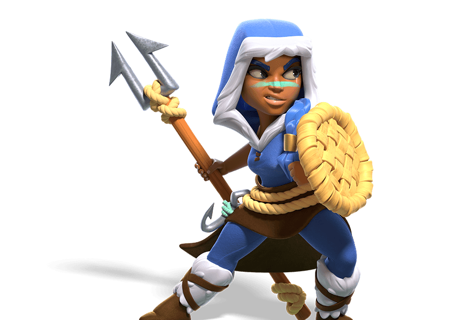 Clash of Clans Winter Champion Skin PNG.