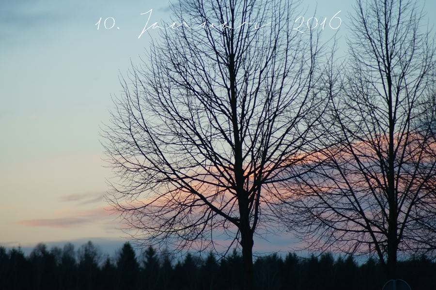 Blog + Fotografie by it's me! - Abendhimmel am 10.01.2016