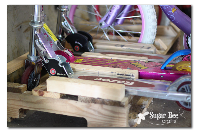 Scooter and Bike Rack - Sugar Bee Crafts